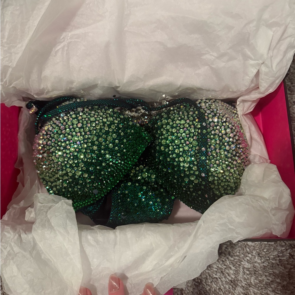 Emerald Rhinestone Bikini Set - image 4